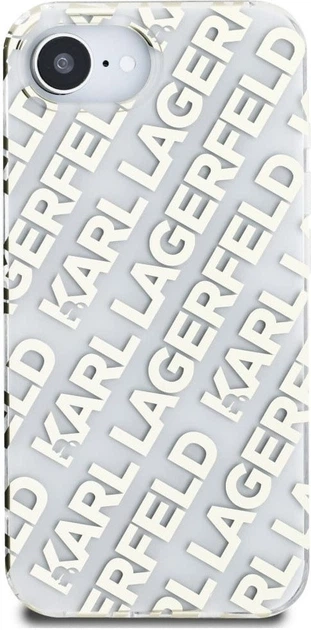 Панель Karl Lagerfeld IML Repeat Logo для Apple iPhone 16e Gold (KLHCPSE4HKFOEMD) - зображення 2