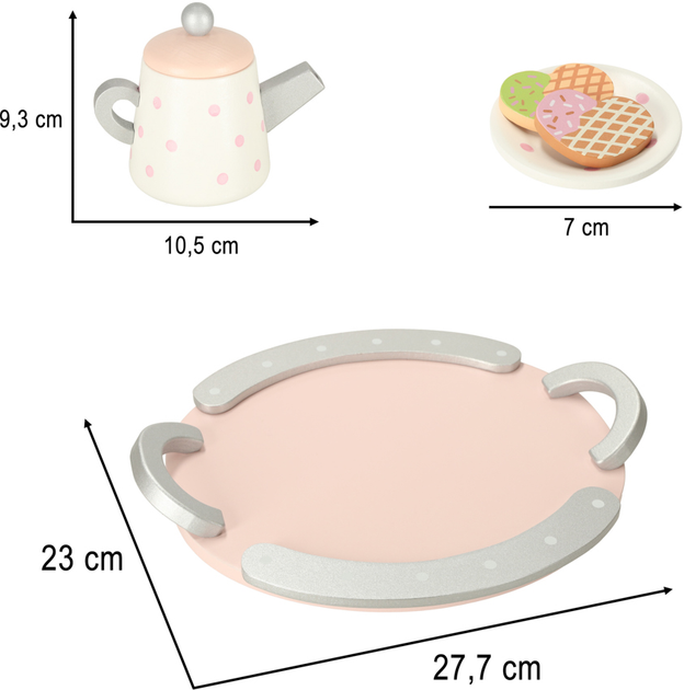 Дерев'яний набір Lulilo Чайний сервіз  (5903039751002) - зображення 7