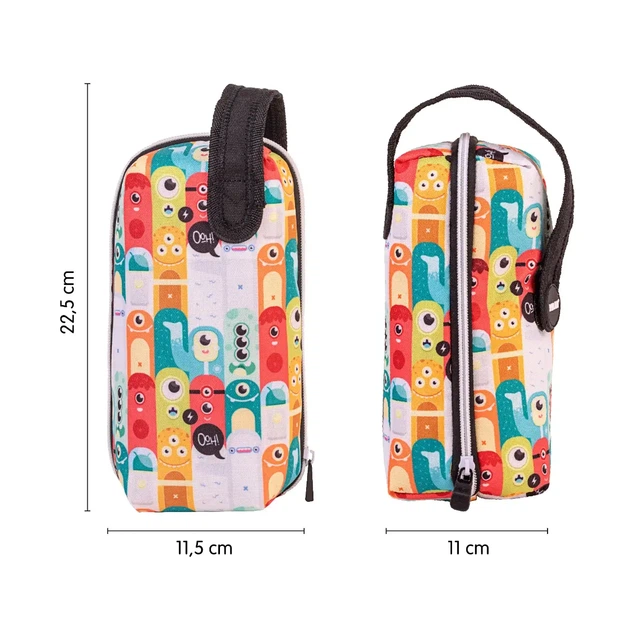 Piórnik owalny Milan Aliens 5 w 1 z nadzieniem  (8411574108689) - obraz 4