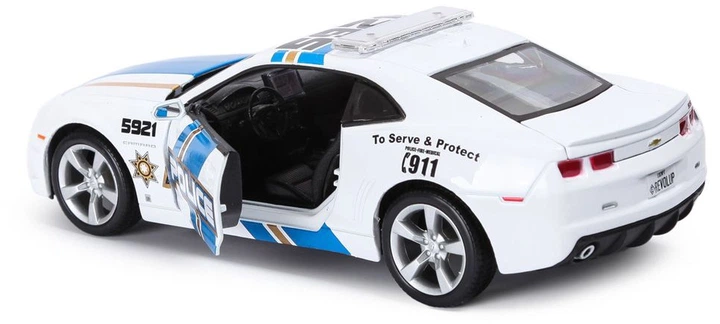 Metalowy model samochodu Maisto 1:24 2010 Chevrolet Camaro SS RS Police 31208 (90159312086) - obraz 3