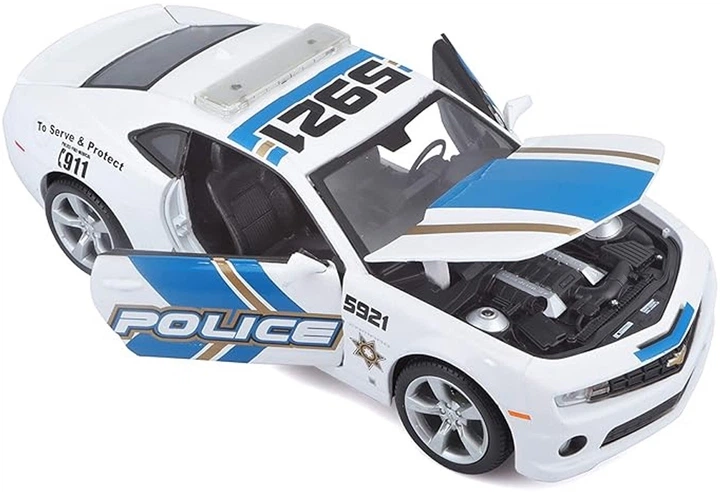 Metalowy model samochodu Maisto 1:24 2010 Chevrolet Camaro SS RS Police 31208 (90159312086) - obraz 4