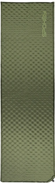 Mata samopompująca Spokey AIR PAD 941066 180 x 50 x 2.5 cm Zielona (5905339410665) - obraz 1