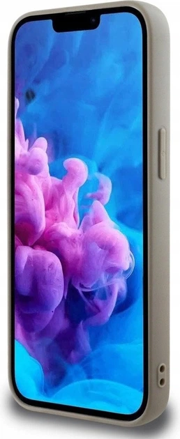 Etui plecki DKNY Repeat Texture Pattern with Tonal Stripe do Apple iPhone 16e Beige (3666339453985) - obraz 5