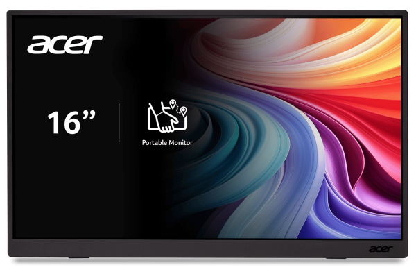 Монітор 16" Acer PM161Wbmiuux (um.zp1ee.012) Black - зображення 2