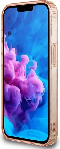 Панель Guess IML Metal Glitter 4G Circle Triangle with MagSafe для Apple iPhone 16e Pink (GUHMPSE4HG4PRTGP) - зображення 5
