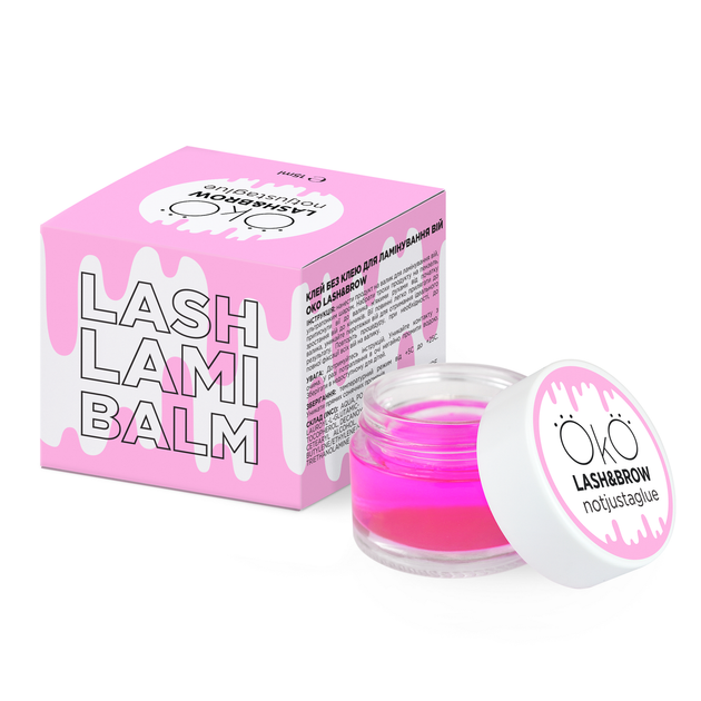 Клей без клею OKO Lash Lami Balm, 15 мл для ламінування вій - Фото 2 Клей без клею OKO Lash Lami Balm, 15 мл для ламінування вій - зображення 2