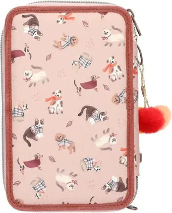 Potrójny piórnik Depesche TopModel Fur Ever Friends (4010070708368) - obraz 3