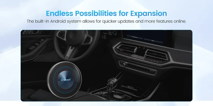 Premium Ottocast — Mirror Touch Pro | Безпровідний адаптер дзеркалювання та керування смартфоном в авто - Фото 4 Premium Ottocast — Mirror Touch Pro | Безпровідний адаптер дзеркалювання та керування смартфоном в авто - зображення 4