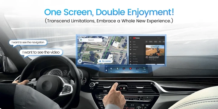 Premium Ottocast — Mirror Touch Pro | Безпровідний адаптер дзеркалювання та керування смартфоном в авто - Фото 6 Premium Ottocast — Mirror Touch Pro | Безпровідний адаптер дзеркалювання та керування смартфоном в авто - зображення 6