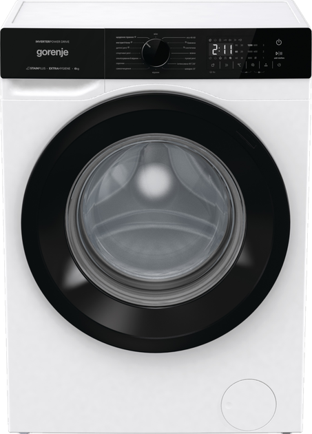 Пральна машина автоматична Gorenje WNHA62SAS/UA (7139932) - Фото 2 Пральна машина автоматична Gorenje WNHA62SAS/UA (7139932) - зображення 2