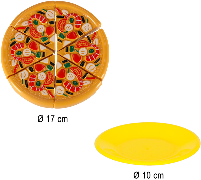 Ігровий набір KIK Овочі та продукти для нарізання з кошиком та аксесуарами 26 елементів (5903039755765) - зображення 12