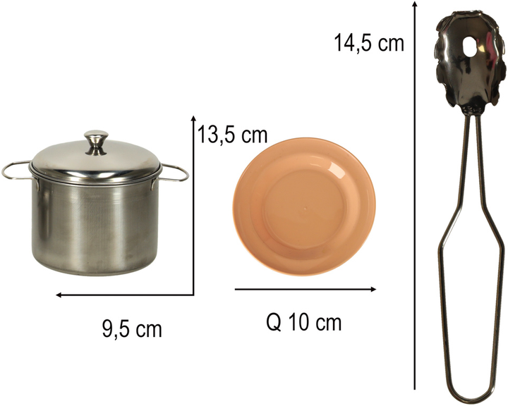 Ігровий набір KIK Овочі і фрукти для нарізання з посудом та аксесуарами 36 елементів (5903039755772) - зображення 12