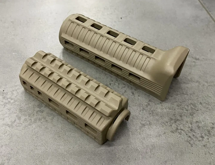 Цевье на АКСУ DLG TACTICAL (DLG-122) полимерное, цвет Койот, планка picatinny с креплением M-LOK - изображение 3