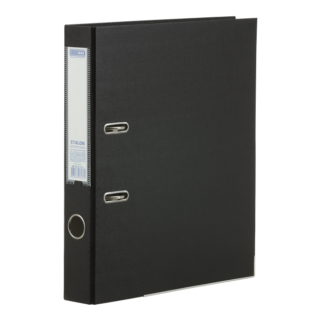 Регистратор Buromax Etalon А4 50мм черный (BM.3016-01c) - Фото 1 Регистратор Buromax Etalon А4 50мм черный (BM.3016-01c) - изображение 1