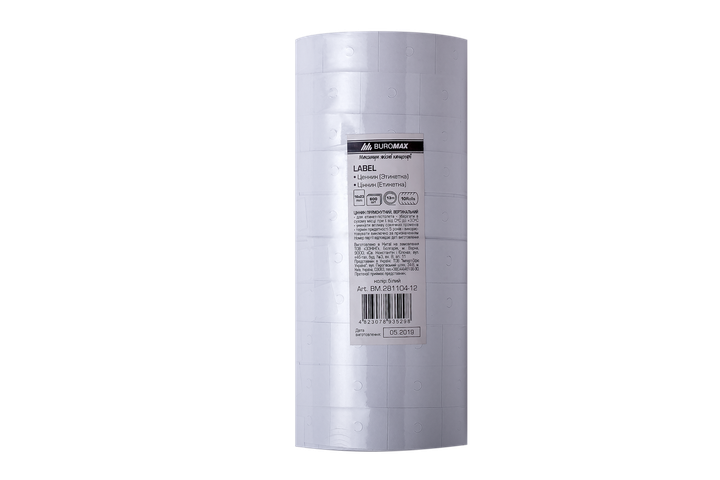 Ценник Buromax 16x23мм вертикальный прямоугольный 600шт (BM.281104-12) - изображение 2
