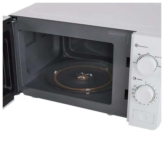 Микроволновая печь Grifon GR20FM0113W | на 20л/700Вт, Белый - изображение 3