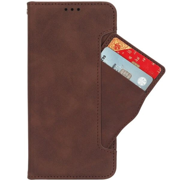 Чохол Deexe Wallet Stand для OPPO A6 Pro - Brown - зображення 6