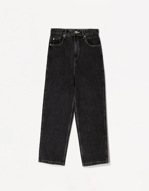 Джинси BERSHKA Loose Baggy Fit чорний 0334/534/800 30 - зображення 4