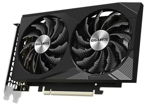 Відеокарта GeForce RTX 3050, Gigabyte, WINDFORCE V2, 8Gb GDDR6, 128-bit, 2xHDMI/2xDP, 1777/14000 MHz, 8-pin (GV-N3050WF2V2-8GD) - изображение 4