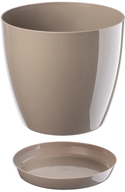 Квітковий горщик з підставкою Kadax Agen K10585 3 шт - зображення 2