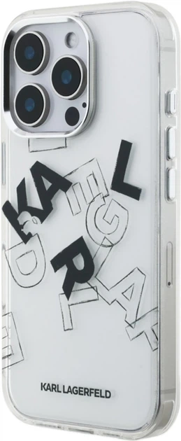 Панель Karl Lagerfeld IML Sketched Graphic для Apple iPhone 16 Pro Max Transparent (KLHCP16XHMLGFCH) - зображення 2