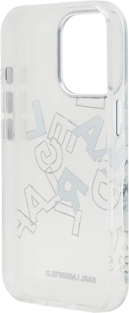 Панель Karl Lagerfeld IML Sketched Graphic для Apple iPhone 16 Pro Max Transparent (KLHCP16XHMLGFCH) - зображення 6