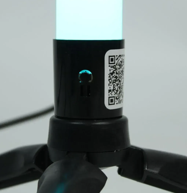 Лампа підлогова RGB з керуванням голосом 103см + Пульт, від USB, 5v-2026 / Світильник (L) - зображення 5