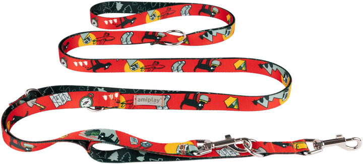 Регульований повідець Amiplay Amik 8 в 1 L 200 - 400 см TravelDog (5907563309340) - зображення 1
