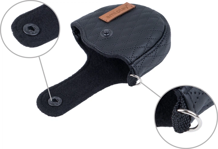 Smycz automatyczna Amiplay Infini z obudową New York L 5 m Czarna (5907563271883) - obraz 4