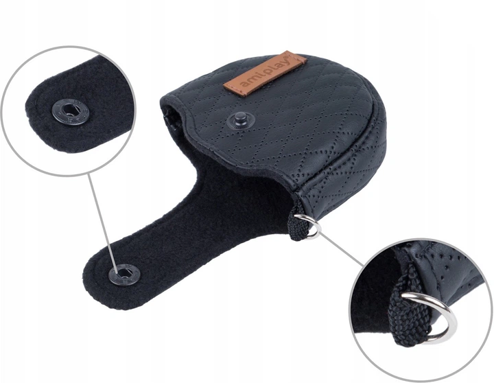 Smycz automatyczna Amiplay Infini z obudową New York XL 5 m Czarna (5907563271920) - obraz 2