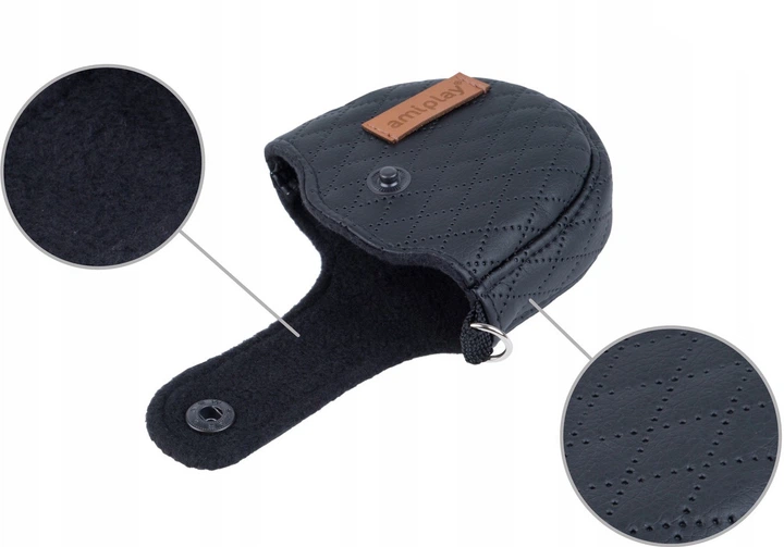 Smycz automatyczna Amiplay Infini z obudową New York XL 5 m Czarna (5907563271920) - obraz 3