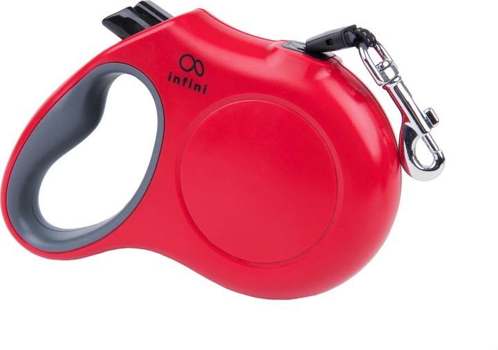 Smycz automatyczna Amiplay Infini Freedom S 3 m Czerwona (5907563279452) - obraz 1