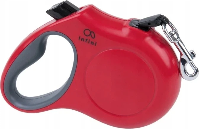 Автоматичний повідець Amiplay Infini Freedom M 5 м Червоний (5907563279506) - зображення 2