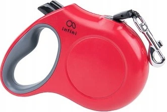 Автоматичний повідець Amiplay Infini Freedom L 5 м Червоний (5907563279551) - зображення 2