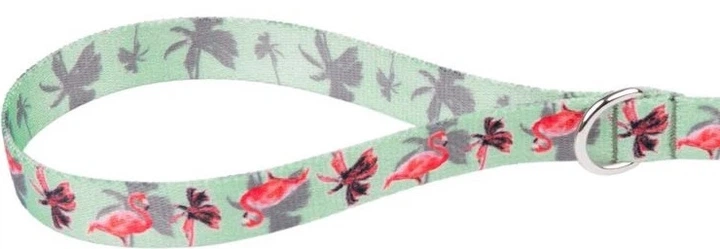 Smycz Amiplay BeHappy L 150 cm Flamingo (5907563281851) - obraz 2