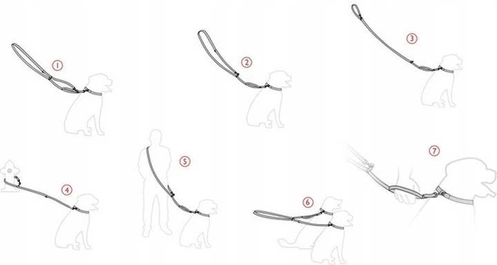 Регульований повідець Amiplay BeHappy 7 в 1 M 100 - 200 см Banana (5907563282025) - зображення 2