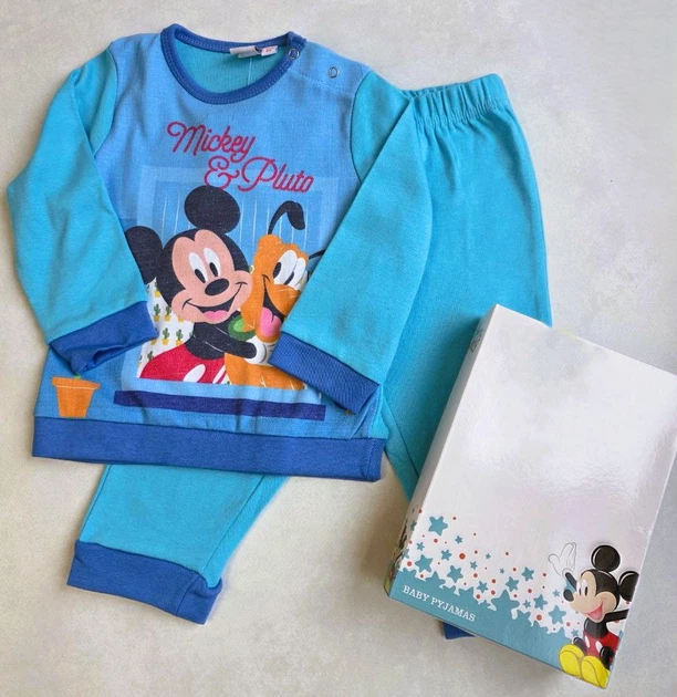 Детская теплая пижама на байке Disney 80 см (12мес) цвет Blue AZUL 348219 - Фото 1 Детская теплая пижама на байке Disney 80 см (12мес) цвет Blue AZUL 348219 - изображение 1