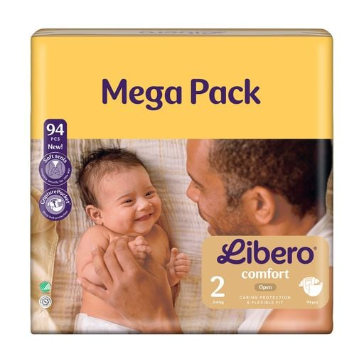 Підгузки Libero Comfort 2 (3-6 кг) 94шт - зображення 2