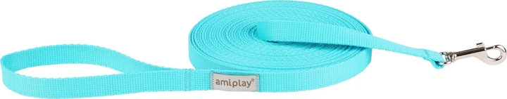 Тренувальний повідець Amiplay Samba S 10 м бірюзовий (5907563301979) - зображення 1
