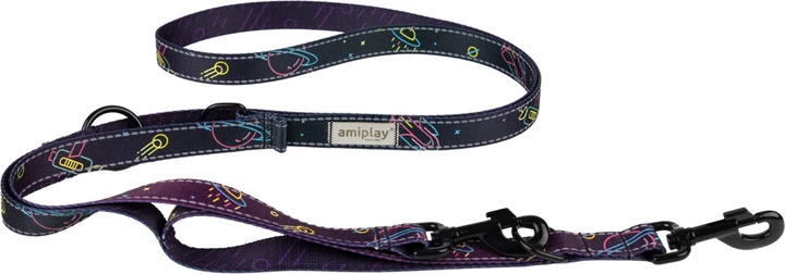 Регульований повідець Amiplay BeSpace 7 в 1 XL 100 - 200 см Neon (5907563307209) - зображення 1