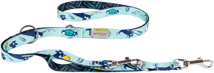 Регульований повідець Amiplay Amik 7 в 1 S 100 - 200 см OfficeDog (5907563309081) - зображення 1