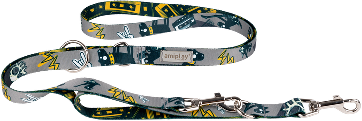 Регульований повідець Amiplay Amik 7 в 1 L 100 - 200 см DirtyDog (5907563309159) - зображення 1