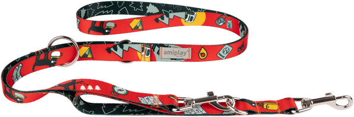 Регульований повідець Amiplay Amik 7 в 1 L 100 - 200 см TravelDog (5907563309180) - зображення 1