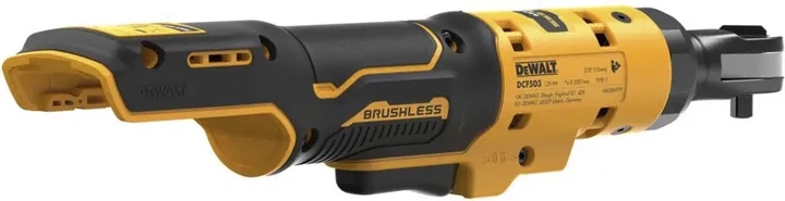 Klucz grzechotka DeWAL kątowy akumulatorowy bezszczotkowy DCF503N (5035048789384) - obraz 5