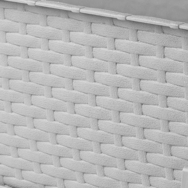 Балконний горщик з ручками Kadax Castro K8204 4 шт. Світло-сірий - зображення 2