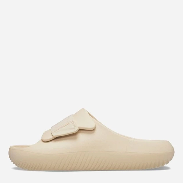 Жіночі шльопанці Crocs Mellow Luxe Recovery Slide 209413-2DS 36-37 (M4/W6) 22 см Бежеві (196265597284) - зображення 2