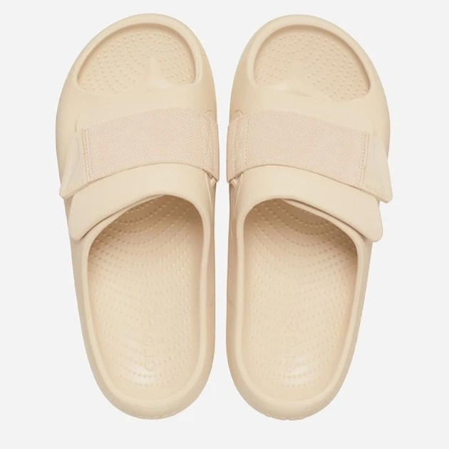 Жіночі шльопанці Crocs Mellow Luxe Recovery Slide 209413-2DS 39-40 (M7/W9) 25 см Бежеві (196265597314) - зображення 3