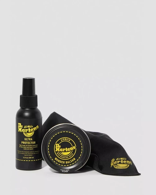 Набор ухода Dr.Martens Shoe Care Kit Protect AC773000 — Wonder Balsam 50 мл + Ultra Protector 100 мл + салфетка - изображение 2