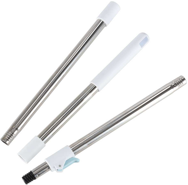 Набір для прибирання KIK Відро з віджимом, швабра та 2 змінні мікрофібри (5903039763166) - зображення 8