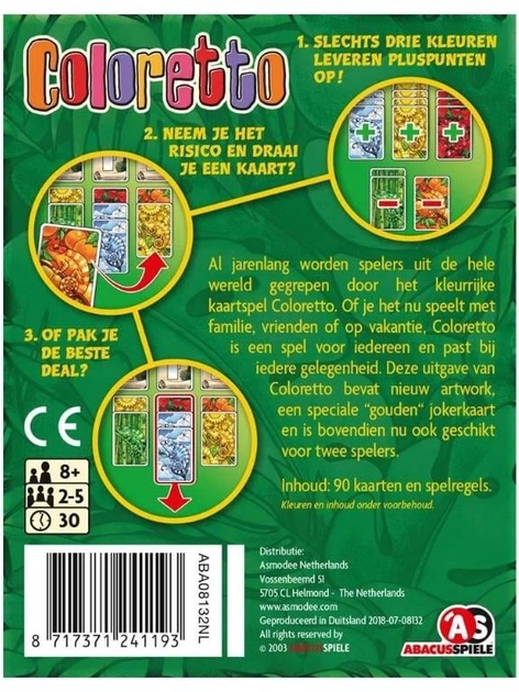 Настільна гра Asmodee Coloretto (голландське видання) (8717371241193) - зображення 2